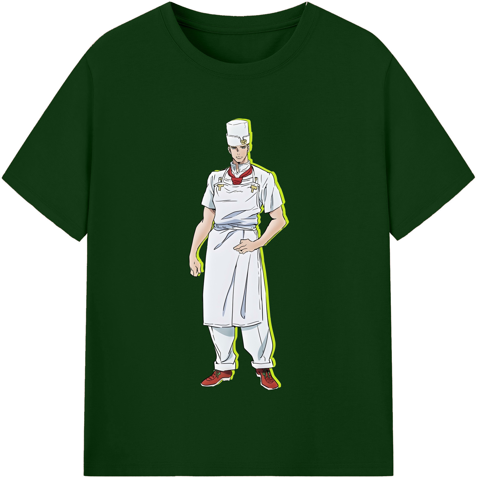 （画像用） ジョジョの奇妙な冒険 Tonio Trussardi JoJo's Bizarre Adventure トニオ?トラッサルディ 綿100％半袖Tシャツ（フロントプリント）